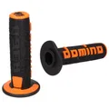 Produktbild: Griffgummis Domino A360 Off-Road Griffe schwarz/orange für Roller, Quads & ATVs
