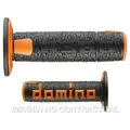 Produktbild: Domino Off Road Griffe Schwarz-Orange Geschlossen D 22 Mm L 120 Mm Für Motorrad