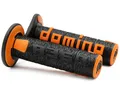 Produktbild: Paar Handgriffe Domino Motorrad Cross Enduro Off-Road Schwarz/Orange 120MM