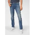 Produktbild: Jack & Jones Slim-fit-Jeans JJITIM mit Waschung und praktischen Taschen Abriebeffekte, modisch, slim fit, Denim blau 31