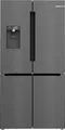 Produktbild: Bosch KFI96AXEA - Serie 6 French Door mit 5 Jahre Garantie, Gebürsteter schwarzer Stahl AntiFingerprint, Total No Frost mit Eis- und Wasserspender mit Tank, VitaFresh XXL , ca. 91 x 183 cm
