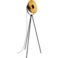 Produktbild: Brilo Stehleuchte Sand Kabelschalter Retro 58 cm Schwarz-Gold