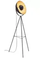Produktbild: Briloner Steh Stand Lampe Leuchte SAND Retro schwarz-gold 148x34,5x58cm