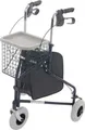 Produktbild: Dreirad-Rollator Actimo, Hausrollator mit Korb, Tasche und abnehmbarem Tablett