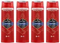 Produktbild: ✅ Old Spice CAPTAIN Duschgel Shampoo Shower Gel Körper Haar Gesicht 4x 250ml ✅