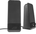 Produktbild: SPEEDLINK EVENT Stereo Speakers Lautsprecher Boxen USB PC 70x80x185 mm Schwarz