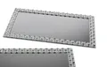 Produktbild: Spiegelplatte, Kerzenteller BRILLIANT STRASS rechteckig 36x20cm Formano WA