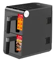 Produktbild: Elta Heißluftfritteuse Vertikal Doppelstock, 1700 W, 11 L Dual Zone XXL mit 2 unabhängigen Fächern, undTouchscreen