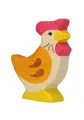 Produktbild: HUHN von Holztiger Holzhuhn Hühner Henne Holztier Bauernhoftier Holz NEU
