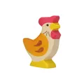 Produktbild: HOLZTIGER Huhn aus Holz - stehend