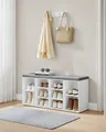 Produktbild: VASAGLE Schuhbank, Schuhregal, mit 10 Fächern, 104 x 30 x 48 cm