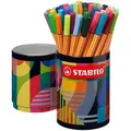 Produktbild: Stabilo Fineliner Point 88 ARTY, 8845-2-20, Strichbreite 0,4 mm, farbig sortiert, 45 Stück