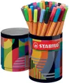 Produktbild: 45 STABILO Fineliner point 88, 45er Metallrunddose ARTY