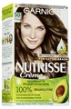 Produktbild: Garnier Nutrisse Creme / Pflegende Intensive-Coloration mit Fruchtöl / 100% Grauhaarabdeckung /mit Avocadoöl/ Mocca 50 (Hell-Braun