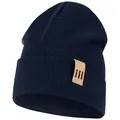 Produktbild: Smarilla Jerseymütze Jungen Mütze Beanie Übergangsmütze gerippt breiter Bund blau 50/52