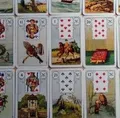 Produktbild: Lenormand Wahrsagekarten * Blaue Eule * Kartendeck mit 36 Karten