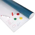 Produktbild: Whiteboardfolie selbstklebend weiß magnethaftend, Breite 1000 mm, Laufmeter Haftgrund für Magnete flexibel und schneidbar