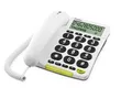 Produktbild: Analoges Telefon PhoneEasy 312cs schnurgebundenes Großtastentelefon CLIP-Funktion (Weiß)