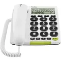 Produktbild: doro PhoneEasy 312cs Schnurgebundenes Seniorentelefon Optische Anrufsignalisierung, Freisprechen Matt Weiß