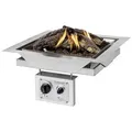 Produktbild: Mania Einbau-feuerstelle 12 Kw Quadratisch Large 48x48x24 Cm Einbaumodell Feuertisch - Happy Cocooning