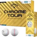 Produktbild: Callaway Chrome Tour Triple Track Golfball 12er weiss