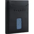 Produktbild: bugatti Geldbörse Secure Slim Special Mini Wallet Black schwarz - Schwarz