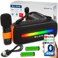 Produktbild: Bluetooth Lautsprecher mit Mikrofon Karaoke Fm Radio Usb Aux Sd Rgb Licht 30w