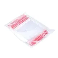 Produktbild: OFFICER PRODUCTS Zip Beutel Druckverschluss 7 x 10 cm / 100 Stück (1er Pack)/ Transparent Glasklar/Druckverschlussbeutel Zip Set/Zipper-Beutel/Polybeutel/aus Fester LDPE-Folie Lebensmittelecht