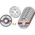 Produktbild: Trennscheiben Starter-Set, Ø 125mm, 10-teilig für Winkelschleifer, in Aufbewahrungsdose