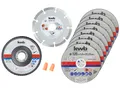 Produktbild: KWB Trennscheiben-Set, 712042, 125 mm, 10 Stück