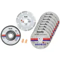 Produktbild: 10er Multipack kwb 712042 Trennscheiben-Set 125 mm 10 St. Edelstahl, Stein,