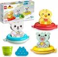 Produktbild: LEGO 10965 DUPLO Badewannenspaß Schwimmender Tierzug Badewannen-Spielzeug Kinder
