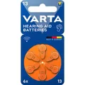 Produktbild: Hörgerätebatterie Hearing Aid Zinc Air 13, PR48 6 Stück, Größe 13