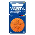 Produktbild: Varta Hearing Aid 13, 6er Blister  HÃ¶rgerÃ¤t-Batterien
