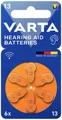 Produktbild: Varta Knopfzelle ZA13 1.4V 6 St. Zink-Luft Hearing Aid PR48