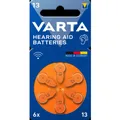Produktbild: 4043752393552 Baterie do aparatów słuchowych VARTA 13 6szt.