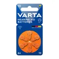 Produktbild: VARTA Hearing Aid Batteries 13 Hörgeräte Batterie (6er Blister)