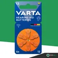 Produktbild: 1 x VARTA Hearing Aid Batteries 13 - 6er Packung