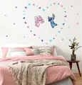 Produktbild: Komar Wandtattoo Stitch in Love - Größe 50 x 70 cm (43 St), Künstler: Komar, selbstklebend, Wandsticker, Kinderzimmer