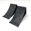 Produktbild: 2x Tripus Anhänger Keile Set! Unterlegkeile Bremskeile Hemmschuhe Schwarz Auto