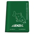 Produktbild: Fischereischein - Ausweismappe grün aus PVC, Hülle von Jenzi Dokumenten Tasche für Angelschein