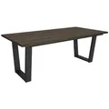 Produktbild: Skraut Home Esstisch,, Dunkelbraun, Holzwerkstoff, 10-Sitzer, Rechteckig,Rechteckig, 90x74x194 cm, Esszimmer, Tische, Esstische