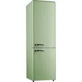 Produktbild: SCHOEPF Retro Kühl- Gefrierkombination / RKG265SG / Grün / 249L / Retro Kühlschrank mit Gefrierfach / mint-grün - Grün