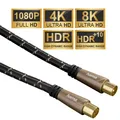 Produktbild: Hama 5m Antennen-Kabel 120db Koaxial-Kabel Koax-Kabel 8K 4K HD TV LED LCD OLED