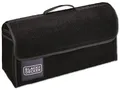 Produktbild: BLACK+DECKER Kofferraum Organizer - Auto Organizer 55 x 15 x 23 cm - Auto Zubehör Innenraum mit 1 Großem Fach und 2 Einstecktaschen - Mit Klettverschluss - Schwarz