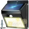 Produktbild: Solarlampen für Außen Bewegungsmelder 20 LED IP64 Solarleuchte Solarlampe 1200mAh Wasserdichte Wandleuchte Garten Gartenleuchten Aussenleuchte Retoo