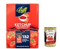 Produktbild: 3x Biffi 132 Ketchup Sauce 10g Ideal for Chips Buns Hamburger Sandwiches + Italian Gourmet polpa 400g
