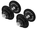 Produktbild: Guss Kurzhantel-Set 40Kg (2x20) Hantelscheiben Hantelset