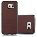Produktbild: Cadorabo Handyhülle für Samsung Galaxy S6 in Braun Schutzhülle Hülle Etui Case Cover TPU Silikon