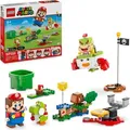 Produktbild: LEGO Super Mario Abenteuer mit dem interaktiven LEGO Mario, Set mit Junior-Clown-Kutsche, Spielzeug-Yoshi, Nintendo Geschenk für Jungen, Mädchen ... - Bronze
